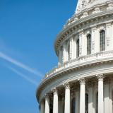 Capitol against sky