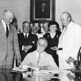 Signing Of The Social Security Act