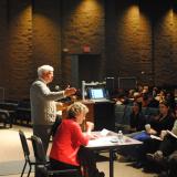 Congressman Larson speaking